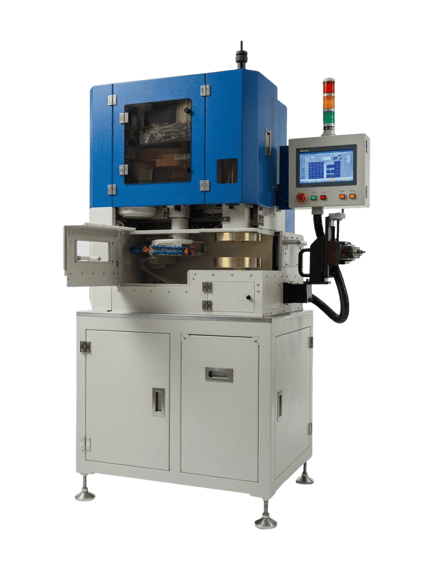 Vertical lens manual centering machine
